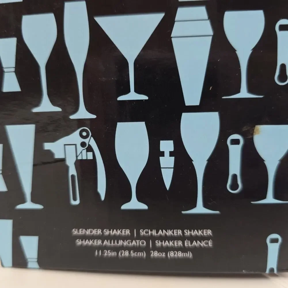Gorham Cocktail Shaker Stainless Steel Barware Martini Drink Mixer 28 Ounces